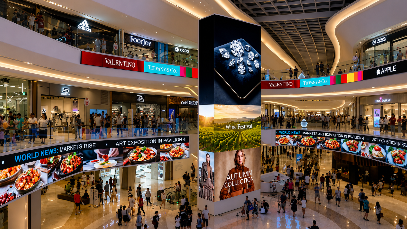 COB LED display banner